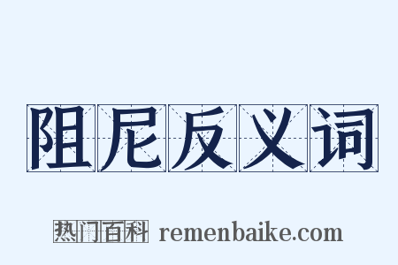 阻尼反义词是什么意思的图片